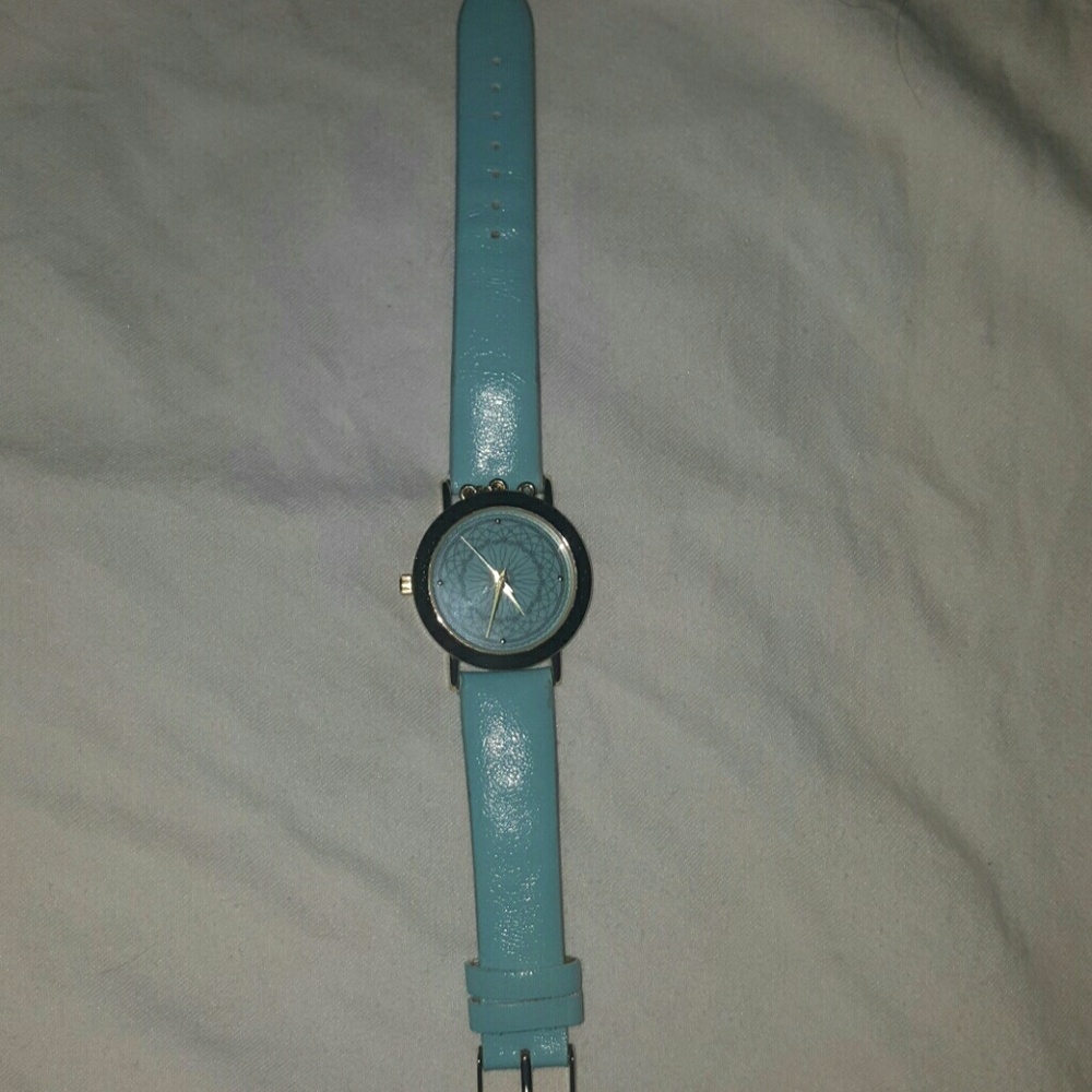 A blue watch